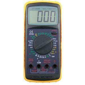 Multimetro tester digitale 10a con buzzer, capacimetro, mis. temperatura