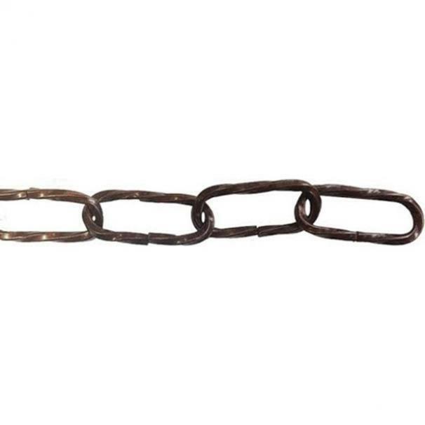 elettrosolutions catena ritorta ferro brunita 1m - foto 1