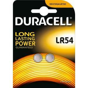 Batterie ossido di argento bottone, blister da 2 pz  1,5v  lr54