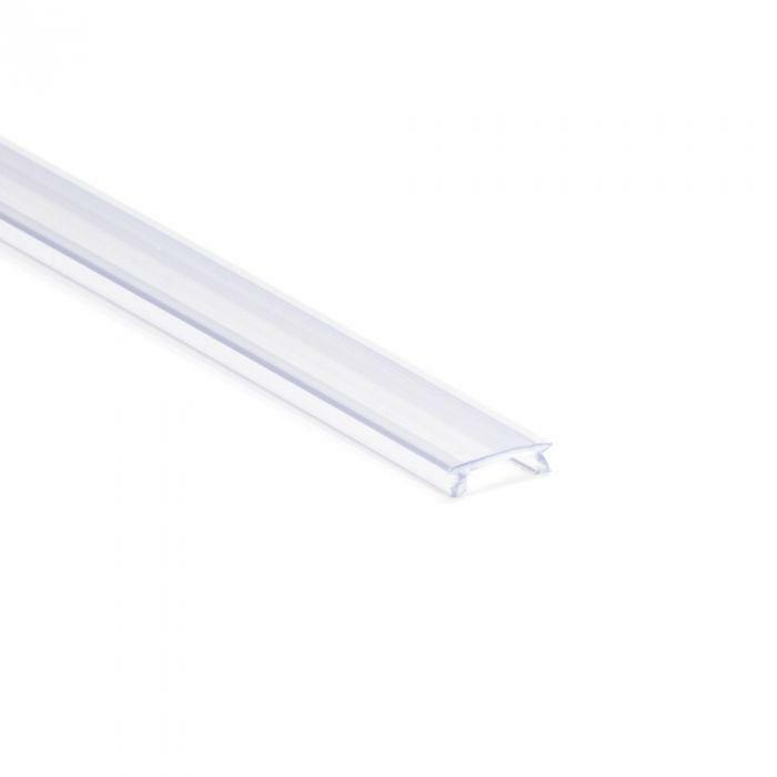 tecnoswitch riflettore trasparente per profilo alluminio da incasso led 2mt - foto 1