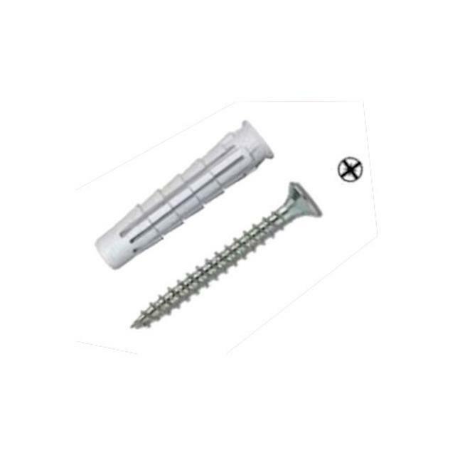 faeg tassello fischer ad espansione con vite diametro 8mm per forati, confezione da 100 pz - foto 1