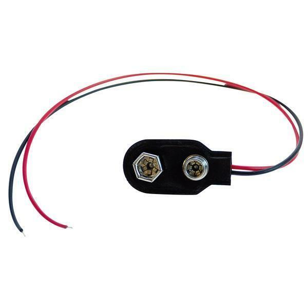 life electronics connettore clips per batterie transistor 9v - foto 1