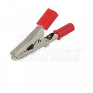 Pinza coccodrillo rossa 6a