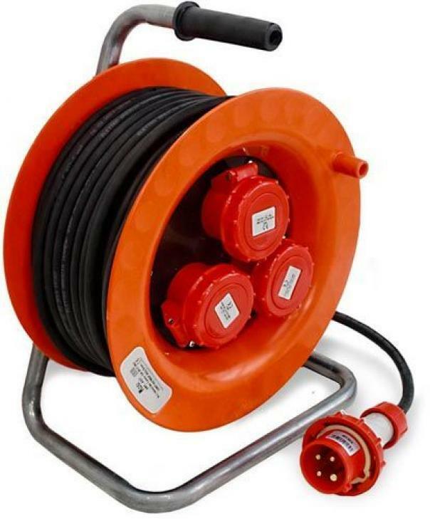 rosi avvolgicavo industriale 4g2,5mm 30mt 3 ind. 16a 3p+e ip67 - foto 1