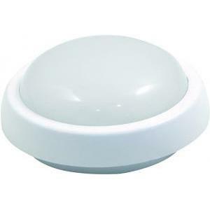 Plafoniera led 10w 700lm 4000k ip54 tonda 195mm doppia cover
