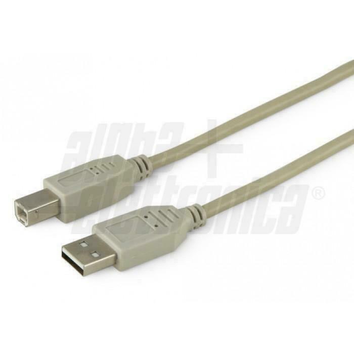 alpha elettronica cavo usb spina tipo a- spina tipo b per stampante - foto 1