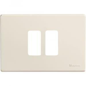 Placca 2 moduli resina serie magic