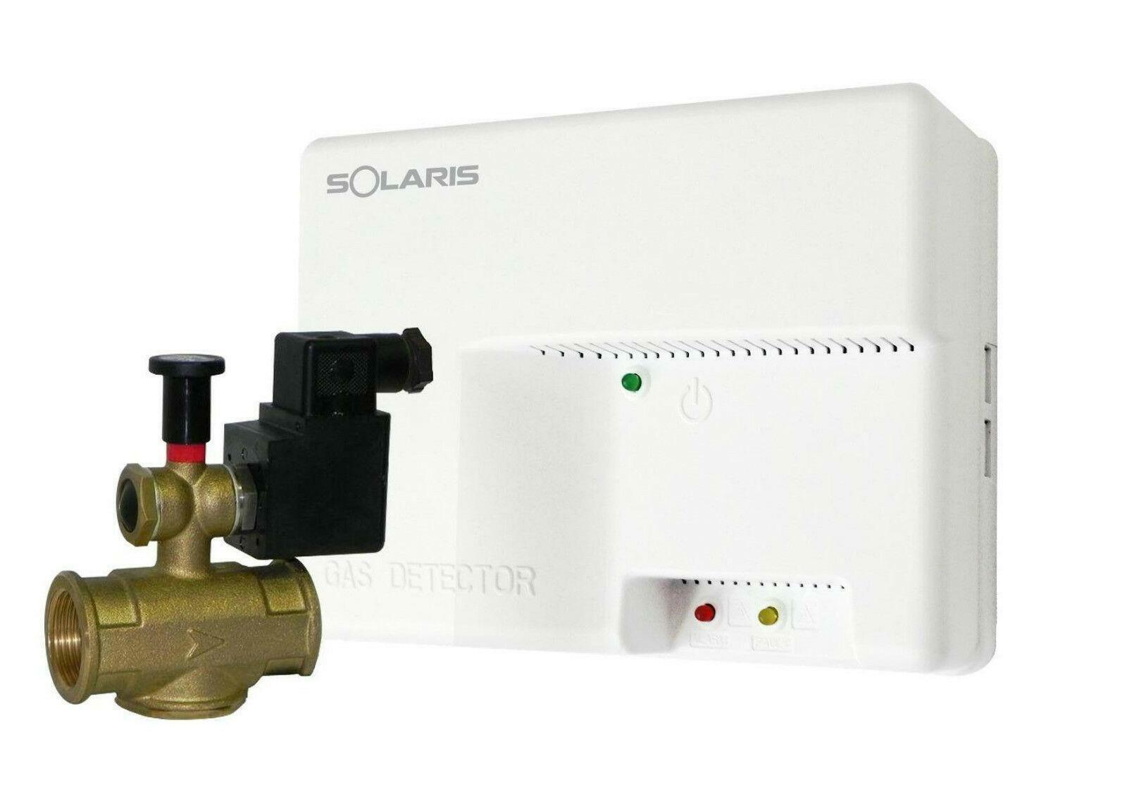 solaris rilevatore fughe gas gpl con elettrovalvola - foto 1