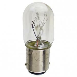 Lampadina incandescenza ba15d 15w per macchine da cucire