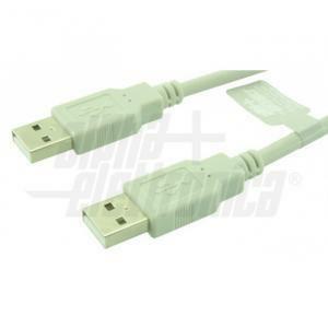 Cavo usb 2.0 maschio - maschio 1,8mt avorio
