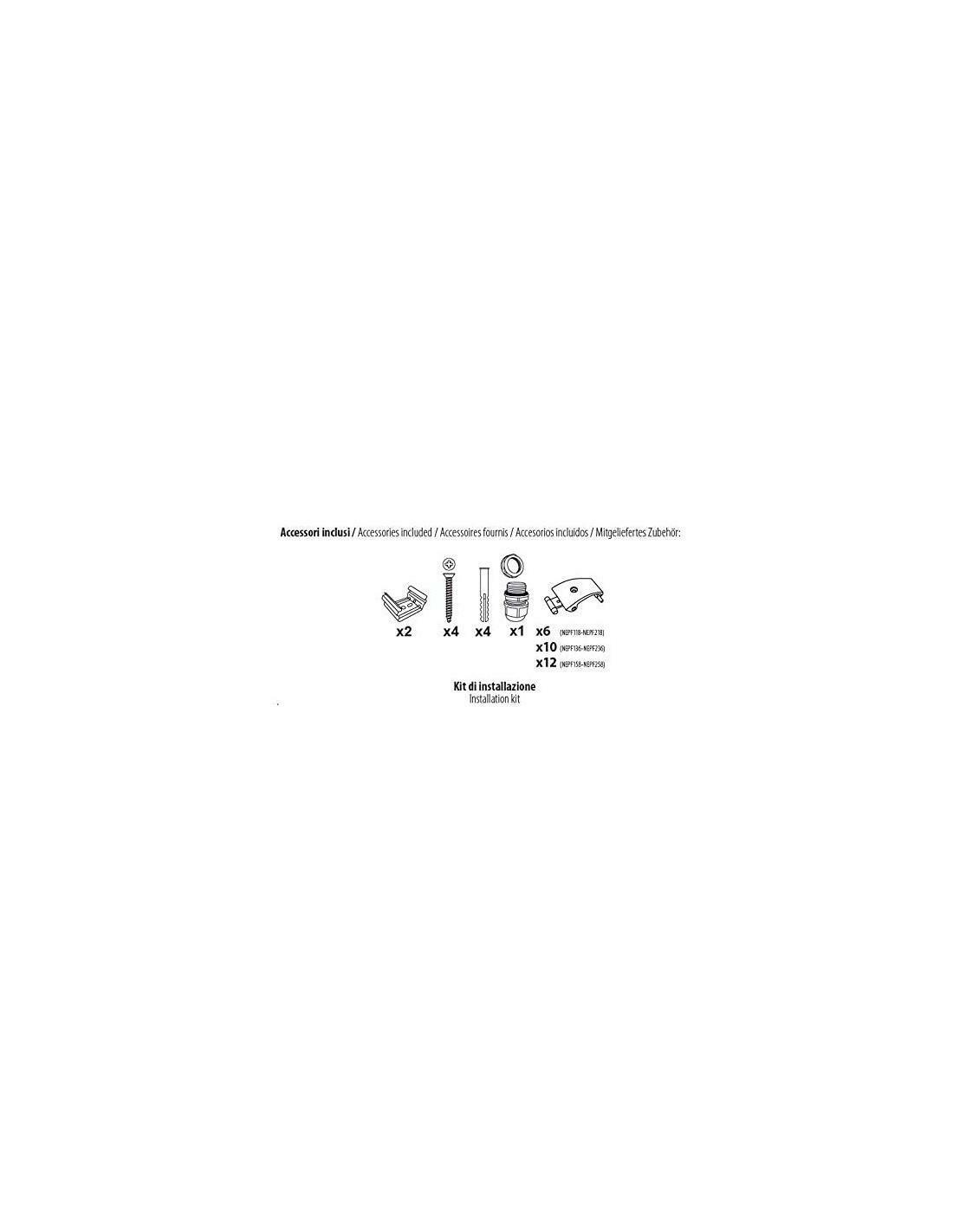fsl plafoniera stagna per  1 tub0 led da 120cm ip65 ex 1x36w) (lampade escluse) - foto 2