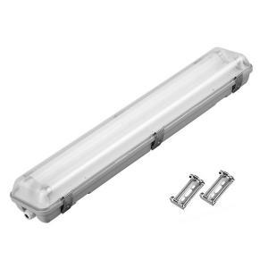 Plafoniera stagna per 1 tubo led da 150cm ip65(ex 1x58w) (lampade escluse)