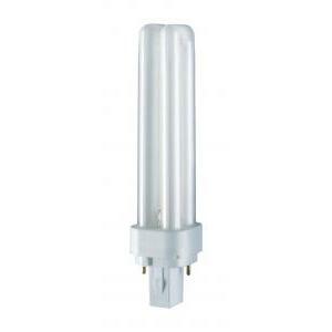 Lampada fluorescente g24 2pin 26w 3000k luce calda