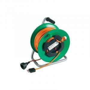 Avvolgicavo da giardino con prolunga 50mt 3g1.5mm