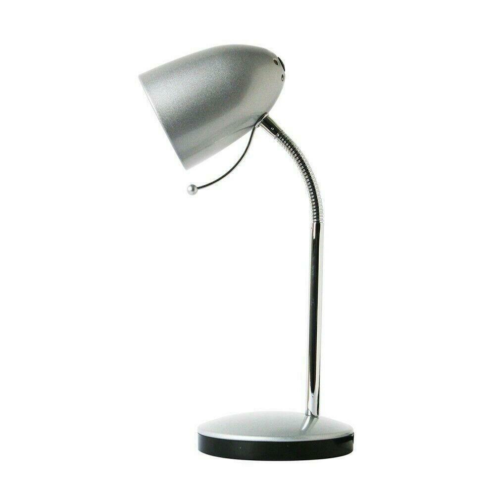 aigostar lampada da tavolo e27 silver con base - foto 1
