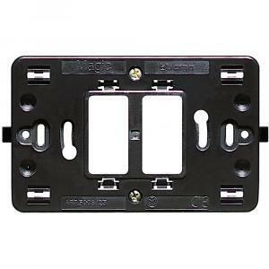 Supporto portafrutti 2 moduli serie magic