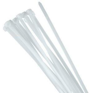 Fascette cablaggio 430mmx4.8mm bianche confezione da 100 pz