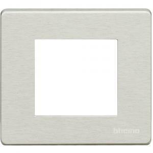 Placca 2 moduli resina serie matix/magic