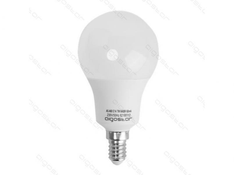 aigostar lampada led sfera opale e14 9w 3000k luce calda - foto 1