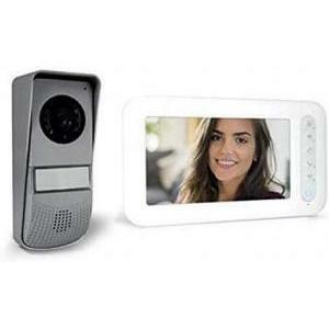 Kit videocitofono monofamiliare 7 pollici 2 fili espandibile