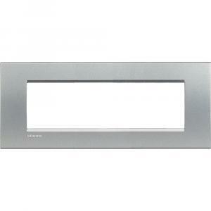 Placca 7 moduli tech serie living light quadra
