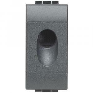 Tasto falsopolo uscta semplice 9mm serie living light