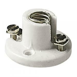 Portavirola porcellana e10 con base