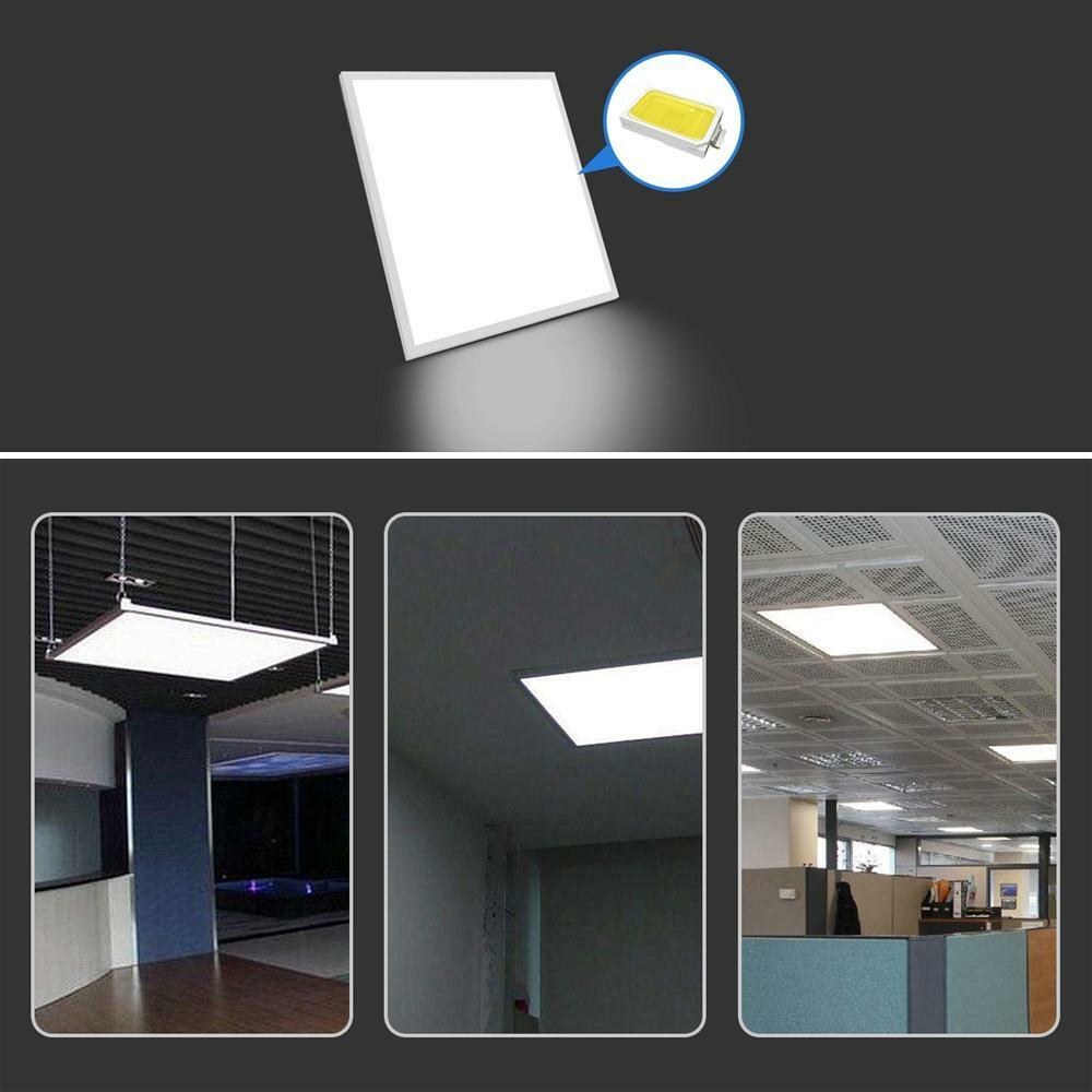 aigostar pannello led slim 50w bianco 6000k luce fredda - foto 3