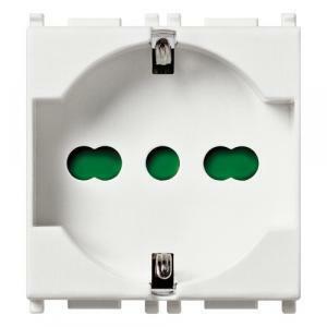 Presa schuko bipasso 2p+t 16a serie plana