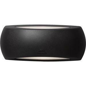 Applique francy nero opale e27 6w luce naturale 4000k