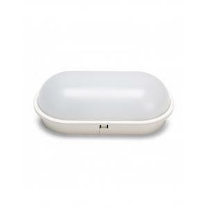Plafoniera led 14w 1000lm 4000k ip54 doppia cover bianca/nero