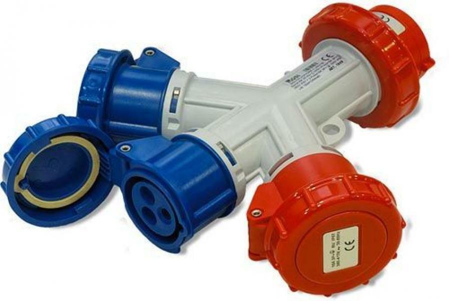 rosi adattatore multipresa - 2prese 380v + 1presa 220v - foto 1