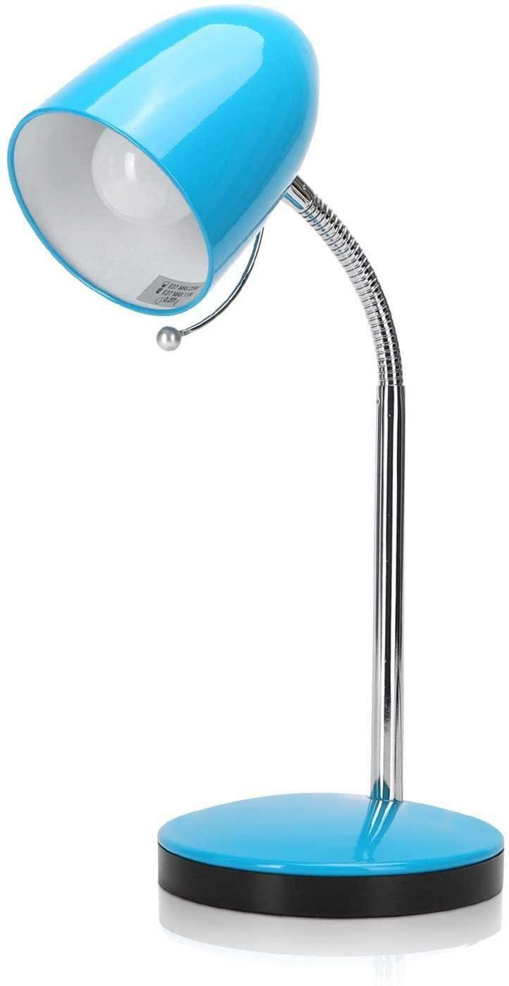 aigostar lampada da tavolo e27 blu con base - foto 1