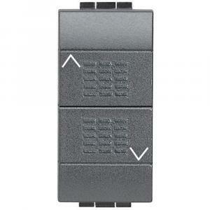 Pulsante doppio interbloccato 10a serie living light