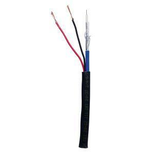 Cavo coassiale tvcc video mini rg59+2x0.50mm alimentazione