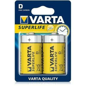 Batterie tipo d 1.5v superlife  zincocarbone 2pz