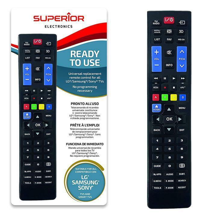 superior telecomando universale per smart tv samsung lg sony pronto all'uso - foto 1