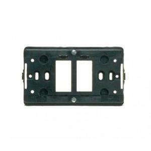 Supporto portafrutti 2 moduli serie venus 120mm