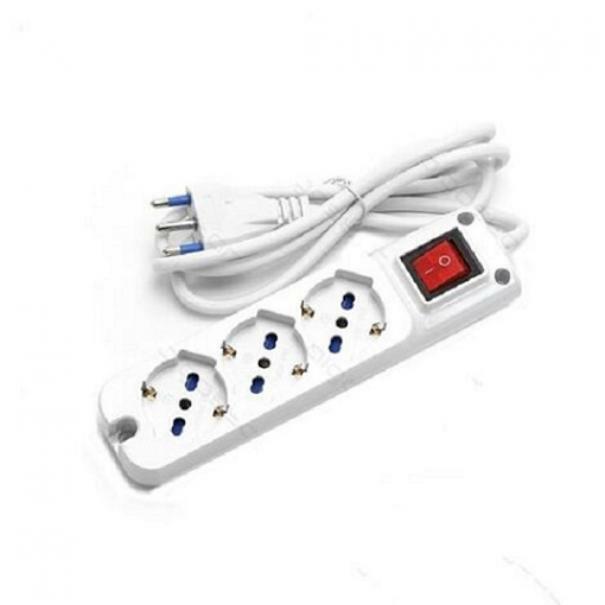 aigostar multipresa 3 uscite schuko bivalenti con interruttore e cavo 1.5m - foto 1