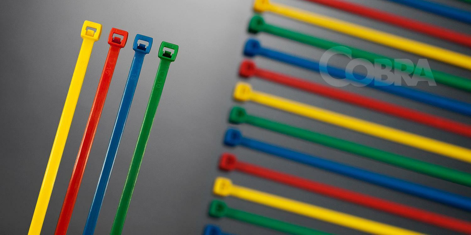 elettrook fascette cablaggio rosse 100mm x 2.5mm termoresistenti confezione da 100 pz - foto 1