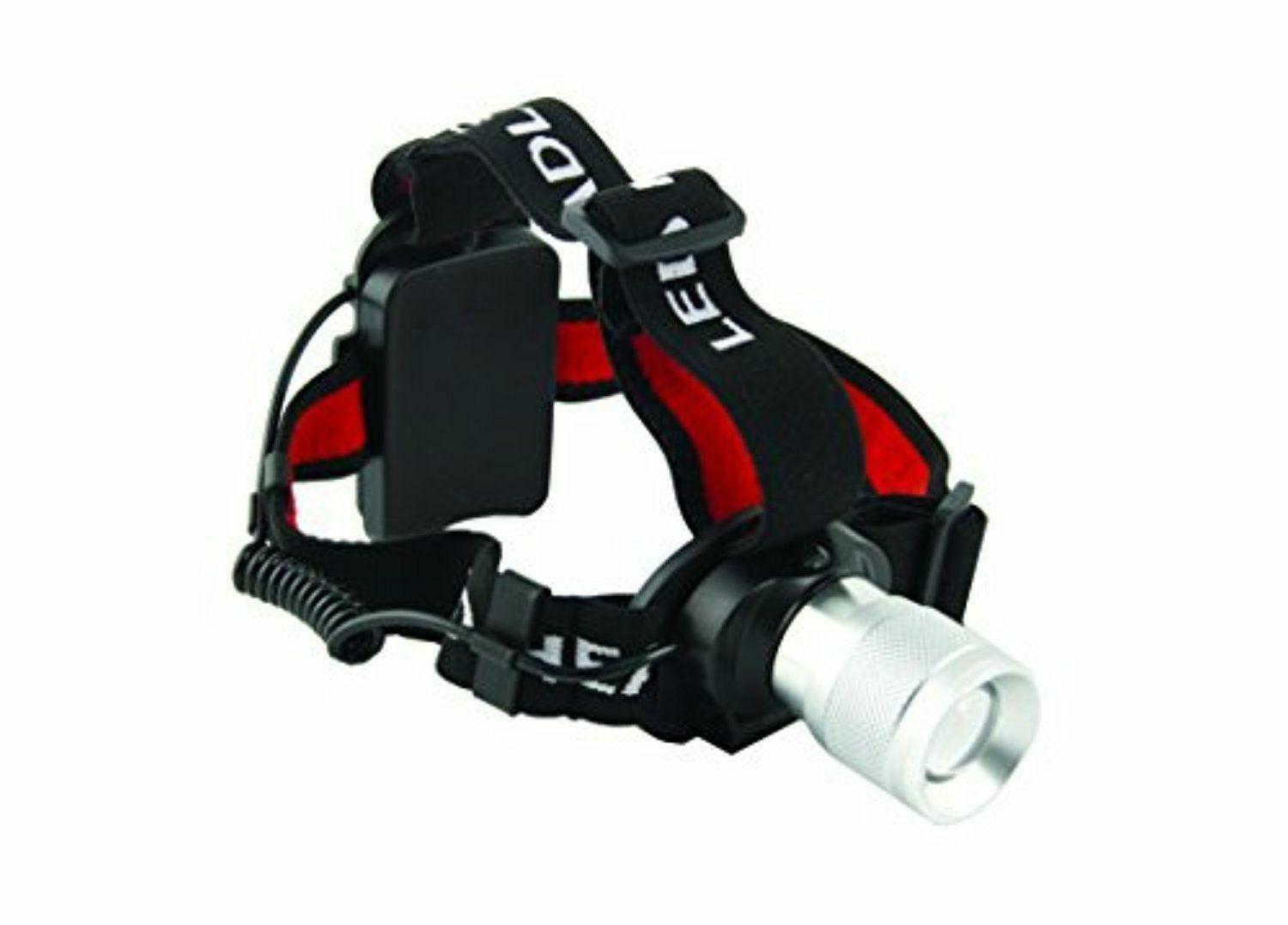 raelcon torcia frontale a led con zoom e luce rossa di segnalazione - foto 1