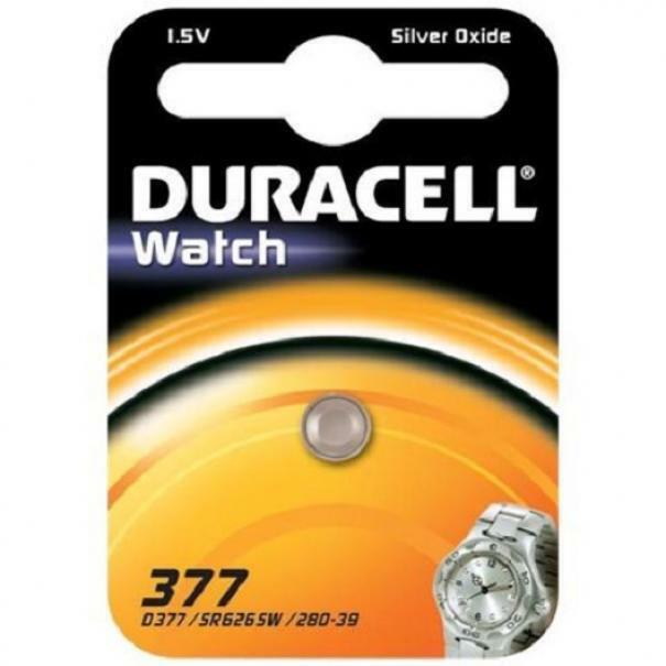 duracell batterie bottone ossido di argento 1,5v duracell 377 - foto 1
