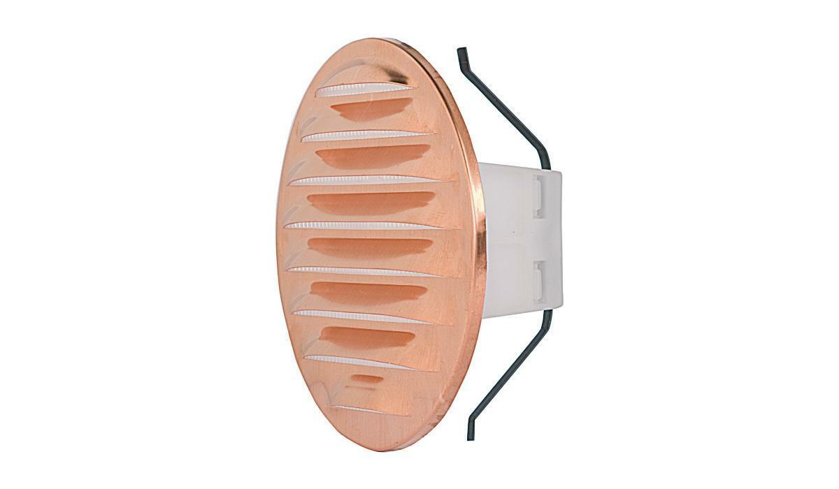 lux griglia da muro rame con retina anti insetti ø.160-200 lux - foto 1