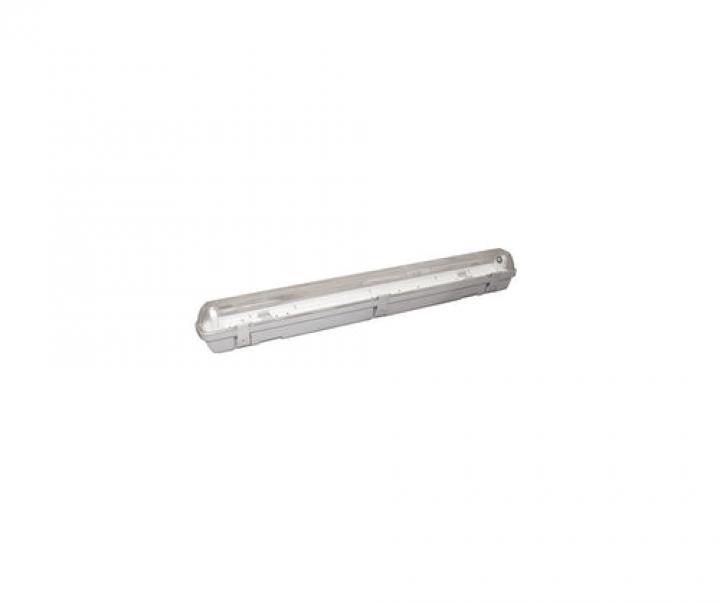 fsl plafoniera stagna per tubi led 60cm ip65, da 1 tubo led (ex 1x18w) (lampade escluse) - foto 1