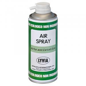Spray aria compressa antistatica
