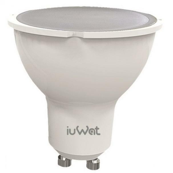 iuwat lampada dicroica led gu10 5w luce fredda 6400k iuwat - foto 1