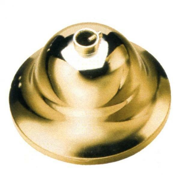 elettrosolutions rosone metallo ottonato per lampadari sospensione - foto 1
