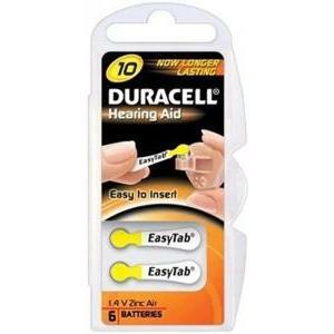 Batteria  da10 per apparecchi acustici, blister 6 pezzi
