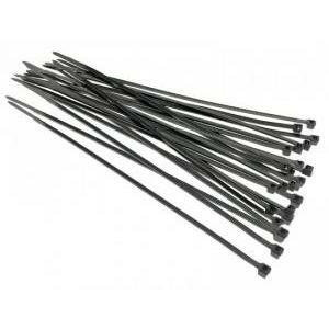 Fascette cablaggio 290mmx4.8mm nera confezione da 100 pz