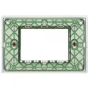 Placca 3 moduli reflex aria serie plana